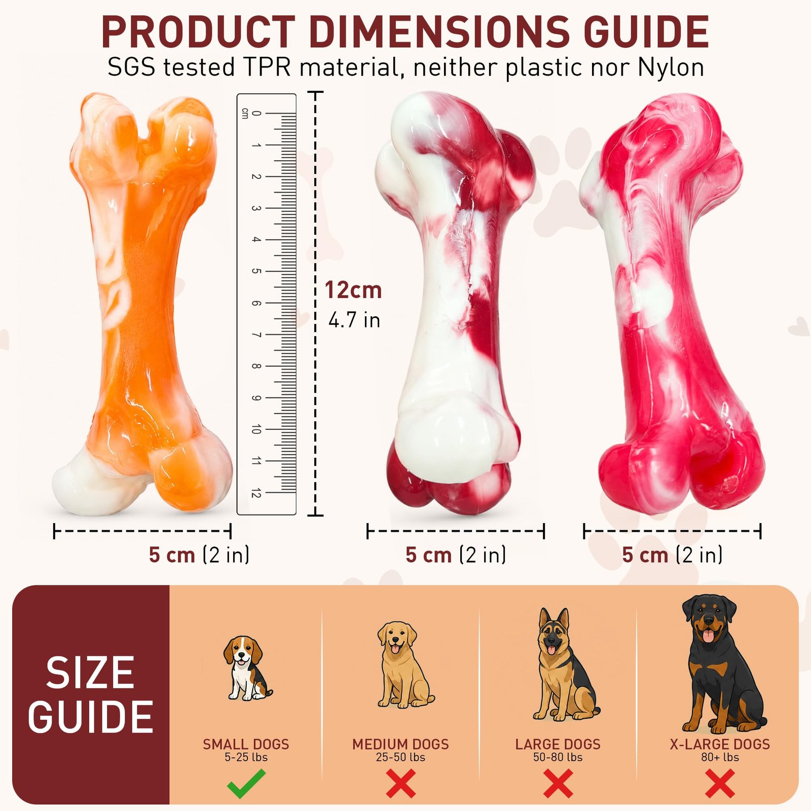Chewzzle bacon flavor dog chew toy packaging